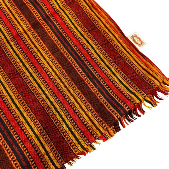Vintage 1980s Banana Republic Wool Blend Southwestern Scarf - Picture 3 of 5
